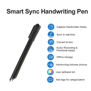 OEM akıllı Stylus kalem Notebook <span class=keywords><strong>Pad</strong></span> seti dijital el yazısı Dot Matrix kalem yenilik Metal gövde elektronik kalem tedarikçisi - Product Image 5