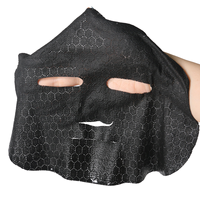 Masque facial en feuille de mûrier noir écologique de haute qualité, matériau en maille diamantée, contrôle du sébum, hydratant, blanchissant