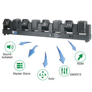 Igracelite 8 <span class=keywords><strong>Yeux</strong></span> 40W RGBW 4-en-1 Barre de lumière LED à tête mobile avec Zoom Wash Beam DMX512 RDM pour éclairage de scène Disco Club - Product Image 4
