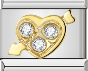 Pulsera de Acero Inoxidable con Dijes Italianos YIWU Gold Lovers, Pulsera de Trébol de Cuatro Hojas, Pulsera de Corazón Amoroso - Product Image 4