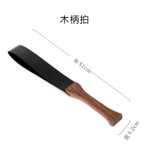 Vendita calda in pelle Spank Whip giochi per adulti Fetish Flogger Slave Paddle fruste Bondage Whip Flirt sculacciata giocattoli del sesso per le coppie - Product Image 6