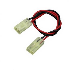 Câble de borne <span class=keywords><strong>Tamiya</strong></span> EL4.5 mâle-femelle 2P rouge et noir, âme en cuivre étamé, pour batterie et ESC de modèle d'avion - Product Image 5