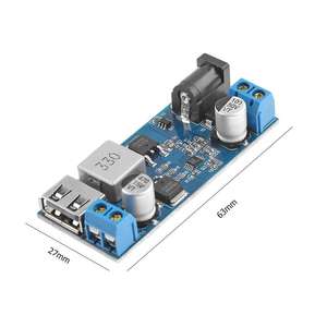 Okystar Konverter DC Ke DC, Konverter Step Down Modul Catu Daya 24V 12V Ke 5V 5A - Product Image 6