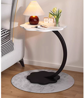 Étagère de rangement domestique, table d'appoint de luxe légère et compacte pour salon, canapé, chambre à coucher, coin de lit