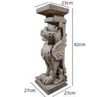 Moules en plastique ABS pour statues de lions en béton, pour jardin, de bonne qualité, pour sculptures décoratives d'extérieur