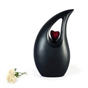 Urne funéraire en aluminium doré de haute qualité, forme de goutte d'eau, pour cendres humaines adultes, qualité supérieure. - Product Image 6