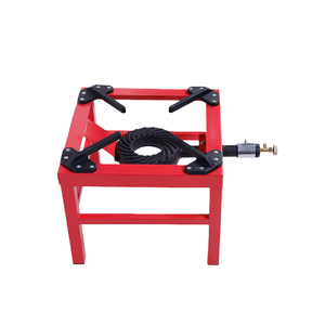 Horno de fundición de gas portátil de metal rojo con soporte ajustable y control de llama para soldadura, calefacción, manualidades al aire libre - Product Image 4
