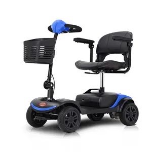 Anti-rollback Brake Folding Disability Handicapped Scooter Mobility Electric Tricycle for Adults