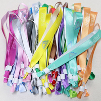 Bracelets personnalisés Keepfly pour événements, festivals, concerts – Bracelets en satin avec logo et fermeture à barillet pour billets d'entrée