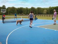 Système de filet de pickleball professionnel Procourt 22FT pour l'entraînement des enfants et des adultes avec poteaux ovales en tube d'acier, sac de transport, toutes saisons