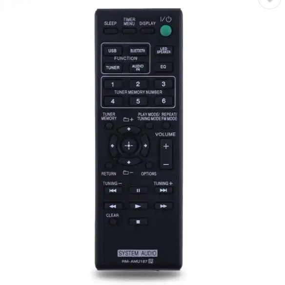 RCU HOT Sell in Stock IR Remote Customized Control Unit RM-AMU187 Remote Control Use for sony Audio System Control