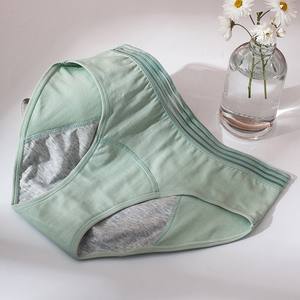 Factory Direct anpassbare Baumwolle Hipster Höschen 3 Schichten High Waist Frau Menstruation fisch band Mid-Rise für Frauen Mädchen - Product Image 5