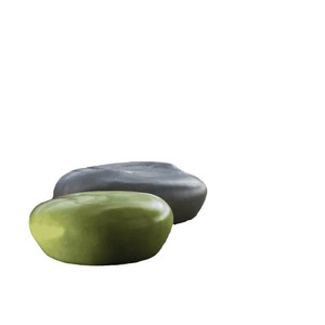 Nuevos Materiales de Construcción de Piedra, Banco de Cemento con Diseño de Guijarros XMS006, Asiento Redondo Decorativo para Exteriores, para Villas, Patios y Parques - Product Image 4