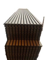 Meilleur prix pour panneaux acoustiques 3D en MDF PET, panneaux acoustiques en bois, matériau absorbant le son Akupanel pour studio, échantillons de panneaux muraux