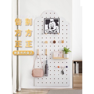 Étagère murale en bois massif Pink <span class=keywords><strong>Cloud</strong></span>, réglable, pour entrée, étagères de rangement murales - Product Image 4