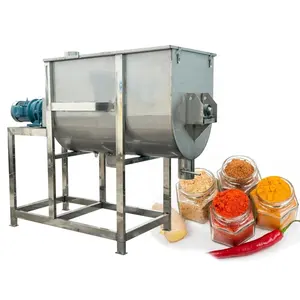 Hot selling manufacturers customize horizontal coffee salt sugar mixer, spice powder ribbon mixer, fertilizer mixer