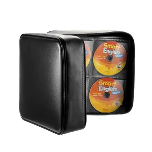 432 capacità di custodia del CD DVD del raccoglitore BD Custodia per il trasporto con CD maniche tasca pagina per la protezione per auto a casa di viaggio ufficio