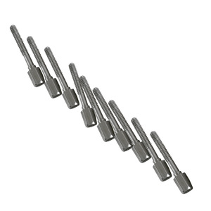 Stainless Steel Hexagonal Internal External Thread <b>Screws</b> Metric Grade A Nickel Plated - Product Image 1