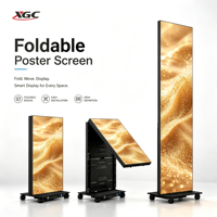 Écran d'affichage LED à cadre fin, signalétique publicitaire, totem numérique, écran sur pied, haute luminosité HDR10 5000K, garantie de 2 ans