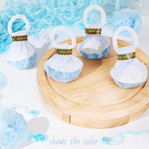 Decoraciones de fiesta de revelación de género más vendidas azul y rosa cinta de 30 cabezas <span class=keywords><strong>Granada</strong></span> serpentinas lanzadas a mano Baby Shower - Product Image 6