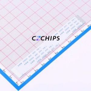 FFC-0.5-26-100-A-4-8 FFC Cable (Flexible Flat Cable) P=0.5mm Connector 26P 0.5mm 0.3mm Non-Inverting - Product Image 1