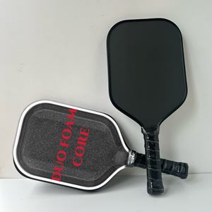 Raquette de pickleball OEM Ridge-Core Design EPP EVA en fibre de carbone brute, équilibrée pour les desserts sucrés, sans motif - Product Image 1