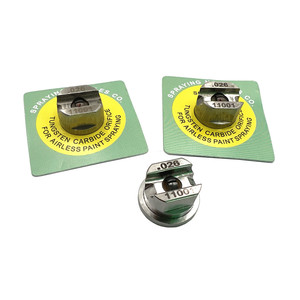 <span class=keywords><strong>Buse</strong></span> <span class=keywords><strong>de</strong></span> pulvérisation à jet plat en carbure <span class=keywords><strong>de</strong></span> tungstène haute pression 11001-TC avec embouts <span class=keywords><strong>de</strong></span> résistance pour le nettoyage des industries <span class=keywords><strong>de</strong></span> vente au détail et agricoles - Product Image 1