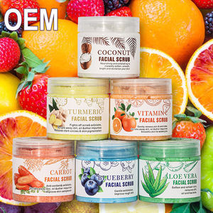 Etiqueta privada Venta caliente <span class=keywords><strong>Exfoliante</strong></span> de sal <span class=keywords><strong>Exfoliante</strong></span> facial <span class=keywords><strong>natural</strong></span> de coco Exfoliar <span class=keywords><strong>la</strong></span> <span class=keywords><strong>piel</strong></span> VC Blanqueamiento Brillo Helado <span class=keywords><strong>Exfoliante</strong></span> facial - Product Image 1