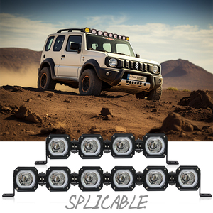 Mớ<span class=keywords><strong>i</strong></span> zhenxin <span class=keywords><strong>b</strong></span>án buôn tùy chỉnh RGB LED Pods lá<span class=keywords><strong>i</strong></span> Xe Sương Mù Ánh Sáng 32/48 inch có thể liên <span class=keywords><strong>k</strong></span>ết Spotlight 24V UTV ATV 6500 lumens 480W - Product Image 4