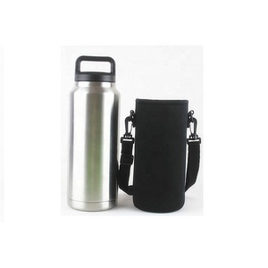 18oz 64oz Double Walled Stainless Steel 36 Oz Insulated Water <b>Bottle</b> Flask With Carrying Pouch - Product Image 3