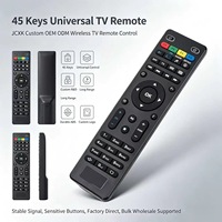 Control Remoto Universal IR de 45 Teclas para Smart TV, Control Remoto de Repuesto ABS para Android TV, OEM ODM Personalizado JCXK