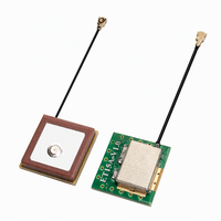 Antenne active double bande GPS+BD WT-A-10*10-40MM-IPex3 avec VSWR <1.8 et gain de 30 dBi