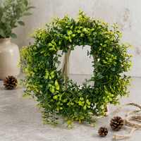 Guirlande suspendue tropicale en herbe artificielle LingKai, fleur en plastique pour la décoration de la maison, du jardin, de Noël, de la remise des diplômes et du printemps