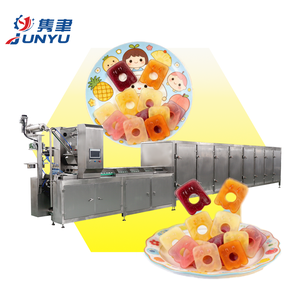 Machine de fabrication de gommes à la vitamine <span class=keywords><strong>D</strong></span>, ligne de <span class=keywords><strong>d</strong></span>épose de gommes en forme de <span class=keywords><strong>hamburger</strong></span> pour usine alimentaire - Product Image 1