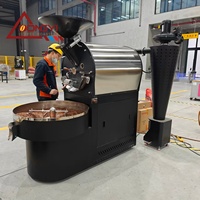 Machine à torréfier le café commerciale automatique 12 kg avec stockage de la courbe de torréfaction, couleur et logo personnalisables pour les cafés et les usines de torréfaction