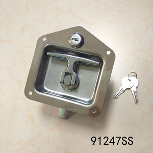 T-Face <b>Box</b> <b>Lock</b> 91247 72mm Depth Keyed Entry <b>For</b> Toolboxes Cars Polished Stainless Steel - Product Image 5