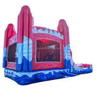Château gonflable commercial très demandé pour la location d'événements et de fêtes pour enfants