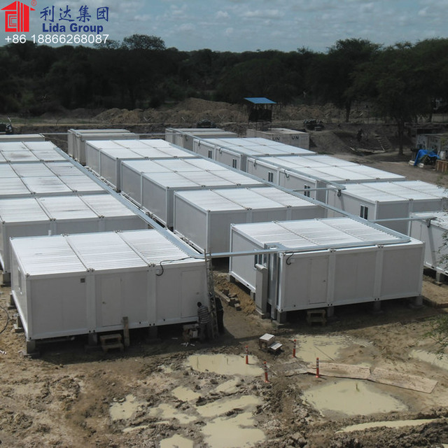 Africa Onshore Offshore Gas Refinery Container House Temporary Container Dormitory