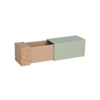 Boîte cadeau rectangulaire en papier écologique avec tiroir coulissant - Emballage personnalisable