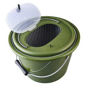 5L <span class=keywords><strong>10L</strong></span> 2 kích thước ngoài trời không thấm nước nhựa đôi thoát nước xô cá xô nước đóng mở xô mới đến - Product Image 4