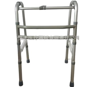 Déambulateur pliant Connor en alliage d'aluminium, réglable en hauteur, avec quatre pieds et accoudoirs - Product Image 2