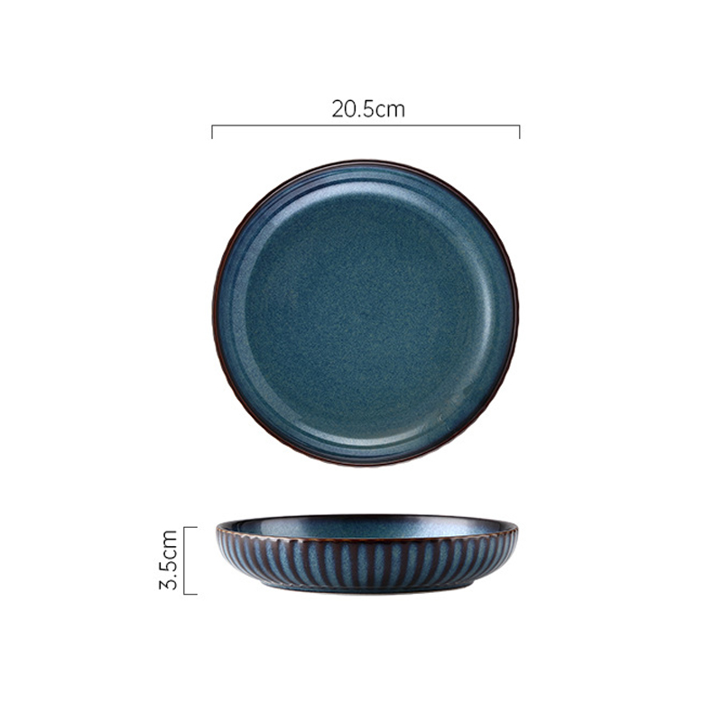 Plato redondo de 8"