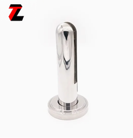 Support de verre réglable en acier inoxydable robuste SS2205 à base carrée, résistant à la rouille, pour montage sur terrasse, pour rampes d'escalier et de terrasse, DIY Tezen