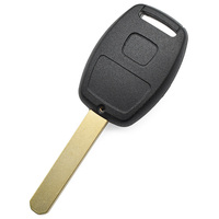 Carcasa para Llave de Coche con 4 Botones, Espacio para Chip y Adhesivo, Sin Llave Previamente Cortada