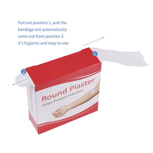 Pansement médical imperméable 25 mm transparent en PE à infrarouge lointain certifié CE, pansement adhésif de premiers secours pour injections - Product Image 6