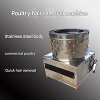 Machine à plumer la volaille entièrement automatique en acier inoxydable, mini, pour cailles, oiseaux et poulets, équipement d'abattage de plumes, usage agricole essentiel