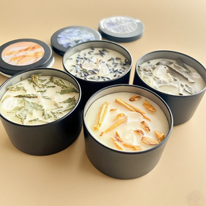 Proveedor L06 White Sage & Lavender Cera de soja Limpieza energética Velas perfumadas para el hogar con Palo Santo y cedro para el Día del Padre - Product Image 1