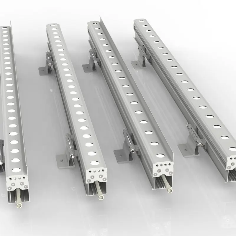 Outdoor Wall Washer IP67 High Rise DMX RGB LED Linear Wall Washer Light For Architectural Building Facade Lighting