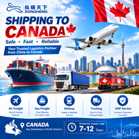 Logistique Express Porte-à-Porte de Chine vers le Canada, Expédition DDP avec Assurance Commerciale, Service Express LCL FCL