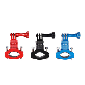 Kaliou G182 Chất Lượng Cao Hợp Kim Nhôm Xe Đạp Tay Ga Gắn Kết Cho <span class=keywords><strong>GoPro</strong></span> Máy Ảnh 360 Độ Xe Máy Điện Thoại Di Động Xe Đạp Clip - Product Image 6